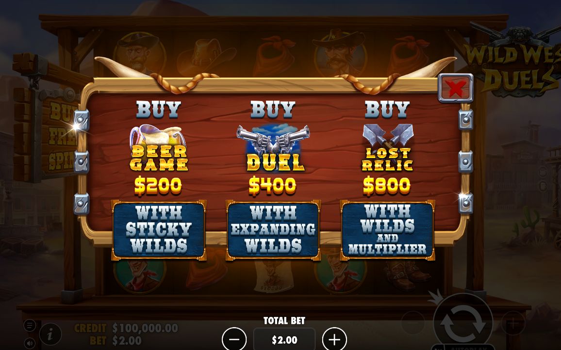 Écran Duel, Expanding Wild actif à chaque tour